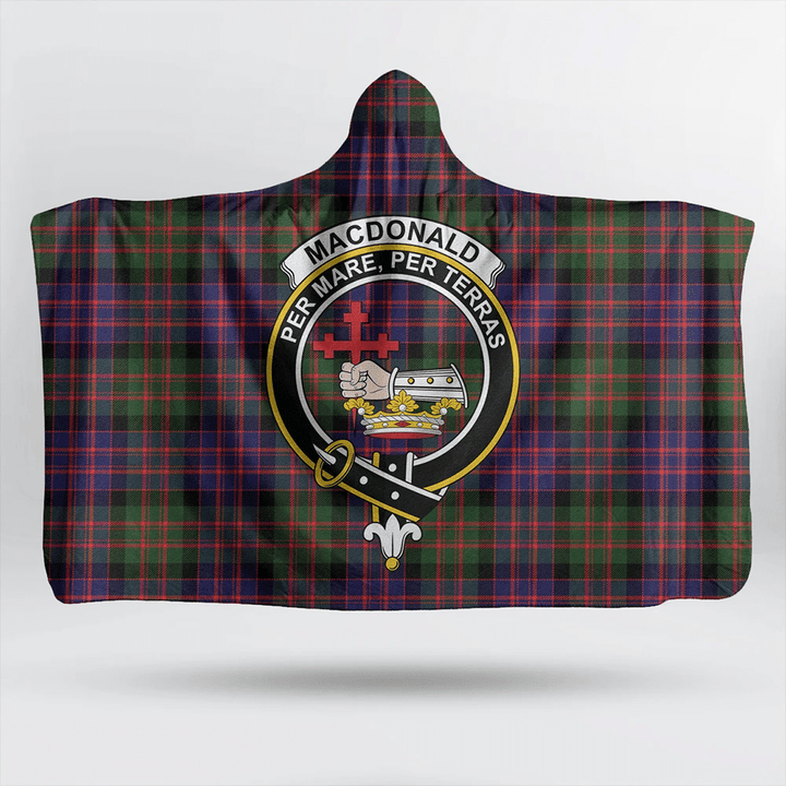 MacDonald Modern Tartan Classic Crest Hooded Blanket
