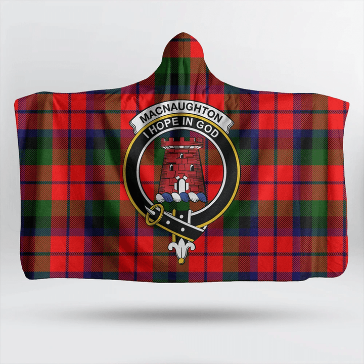 Weir Ancient Tartan Classic Crest Hooded Blanket