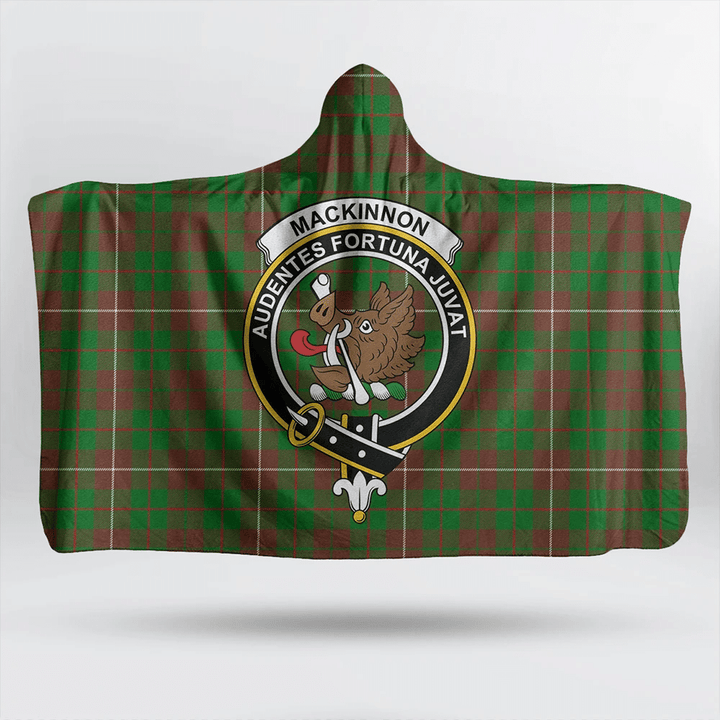 Somerville Modern Tartan Classic Crest Hooded Blanket