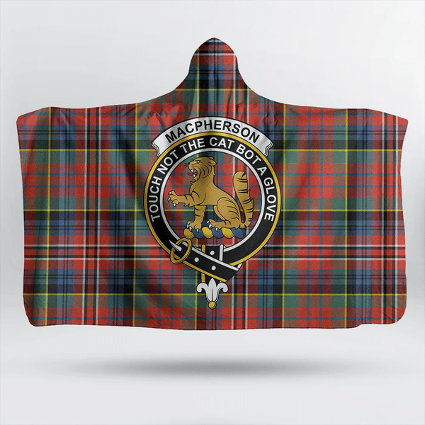 MacDonald of Sleat Tartan Classic Crest Hooded Blanket