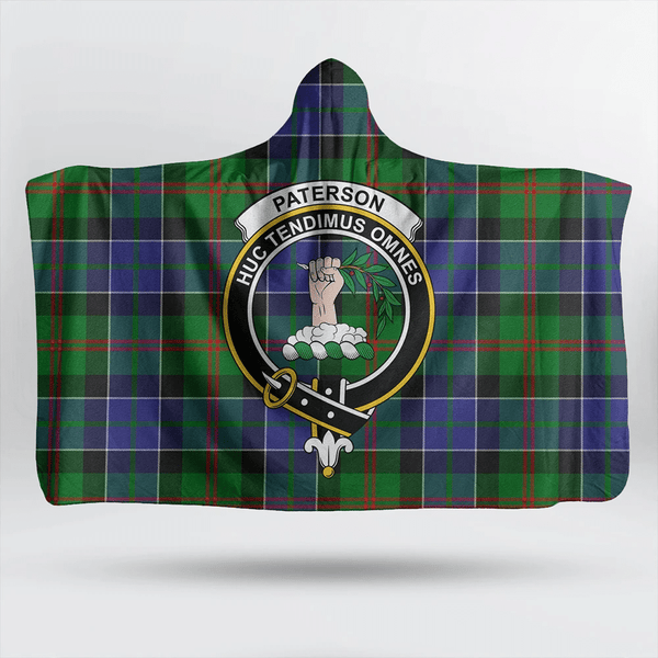 MacNab Ancient Tartan Classic Crest Hooded Blanket