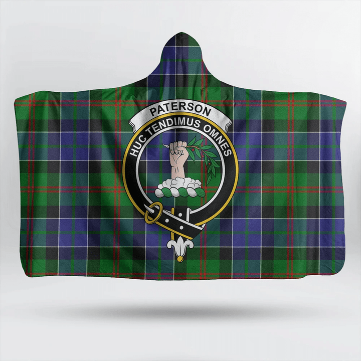 MacNab Ancient Tartan Classic Crest Hooded Blanket