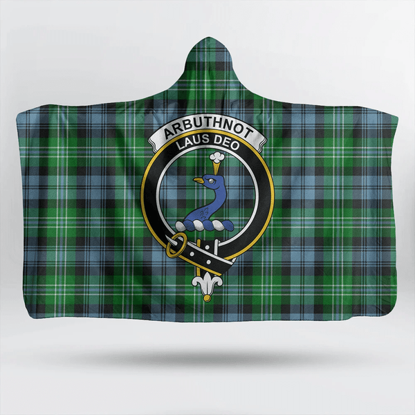 Arbuthnot Ancient Tartan Classic Crest Hooded Blanket