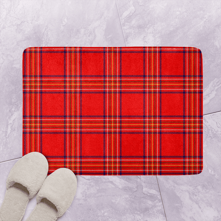 Burnett Modern Tartan Classic Bathroom Mat