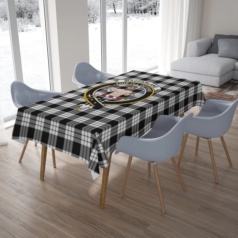 McGregor Modern Tartan Crest Tablecloth main image 0