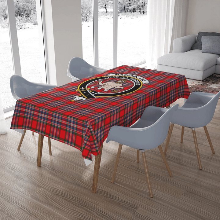 MacFarlane Modern Tartan Classic Crest Tablecloth
