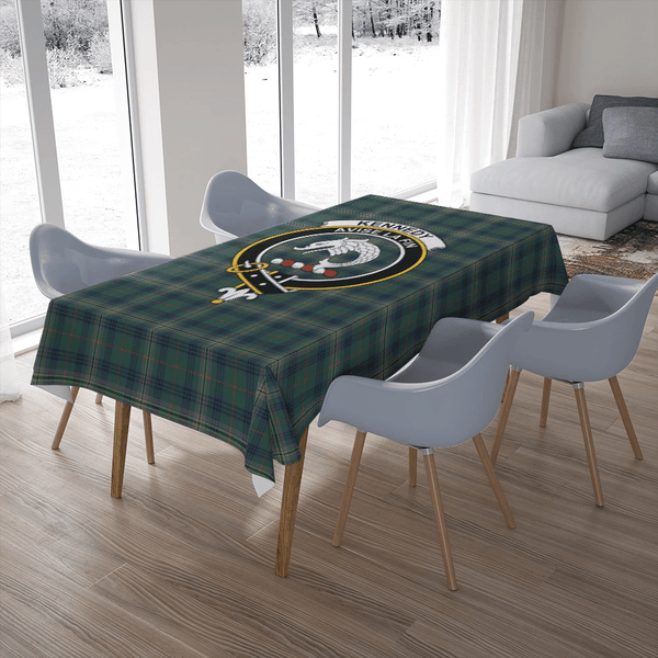 Kennedy Modern Tartan Classic Crest Tablecloth