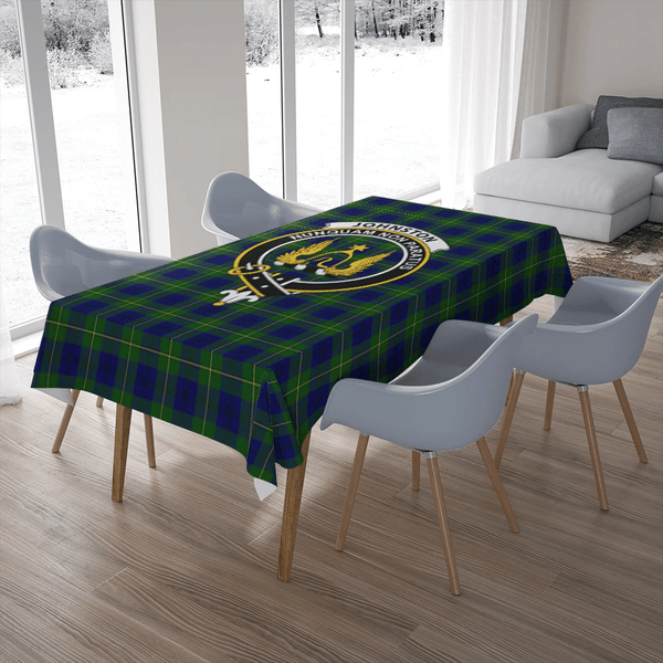 Johnston Modern Tartan Classic Crest Tablecloth