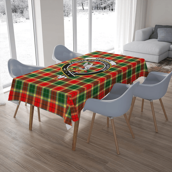 Gibbs Tartan Classic Crest Tablecloth