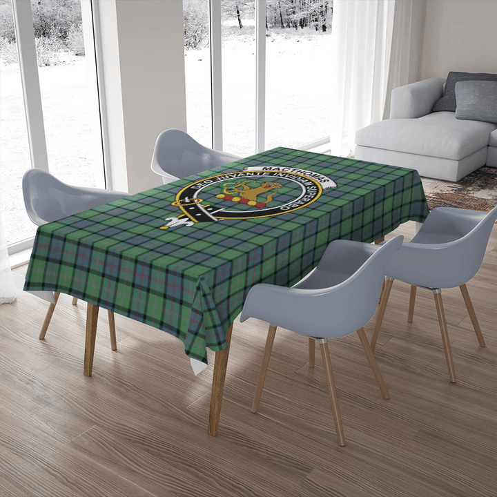 MacThomas Ancient Tartan Classic Crest Tablecloth