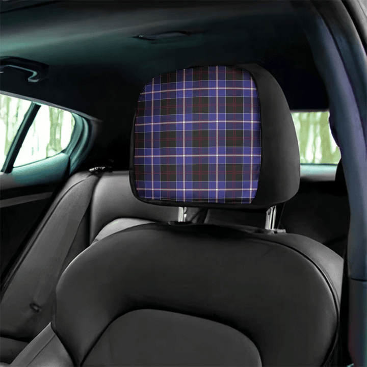 Dunlop Modern Tartan Classic Headrest Covers