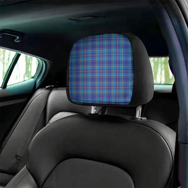 Mercer Modern Tartan Classic Headrest Covers
