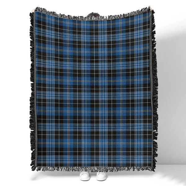Clergy Blue Tartan Classic Woven Blanket