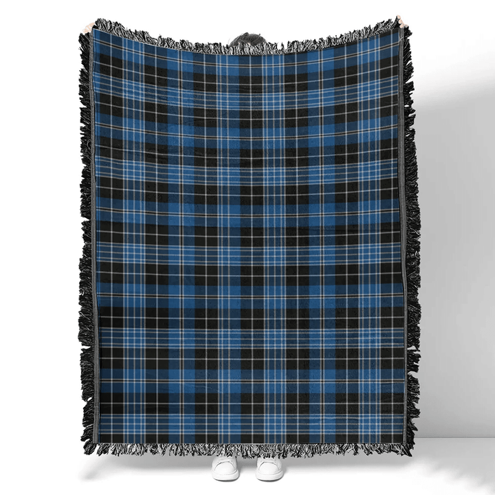 Clergy Blue Tartan Classic Woven Blanket