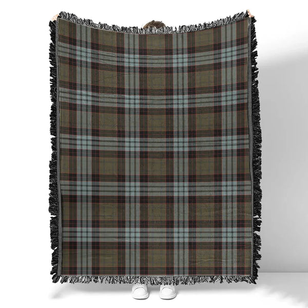Stewart Old Weathered Tartan Classic Woven Blanket