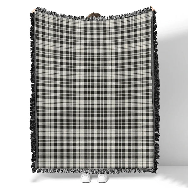 Scott Black & White Ancient Tartan Classic Woven Blanket
