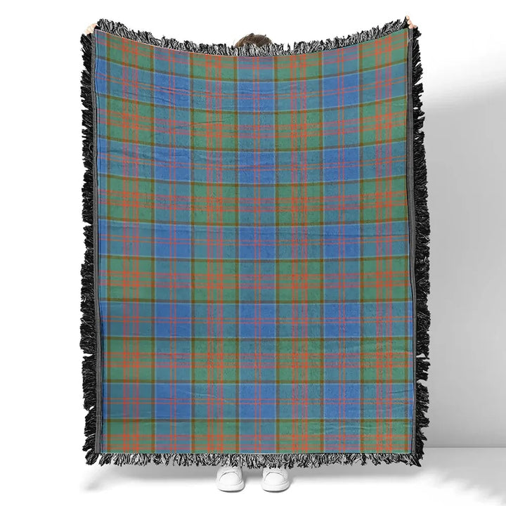 Stewart of Appin Hunting Ancient Tartan Classic Woven Blanket