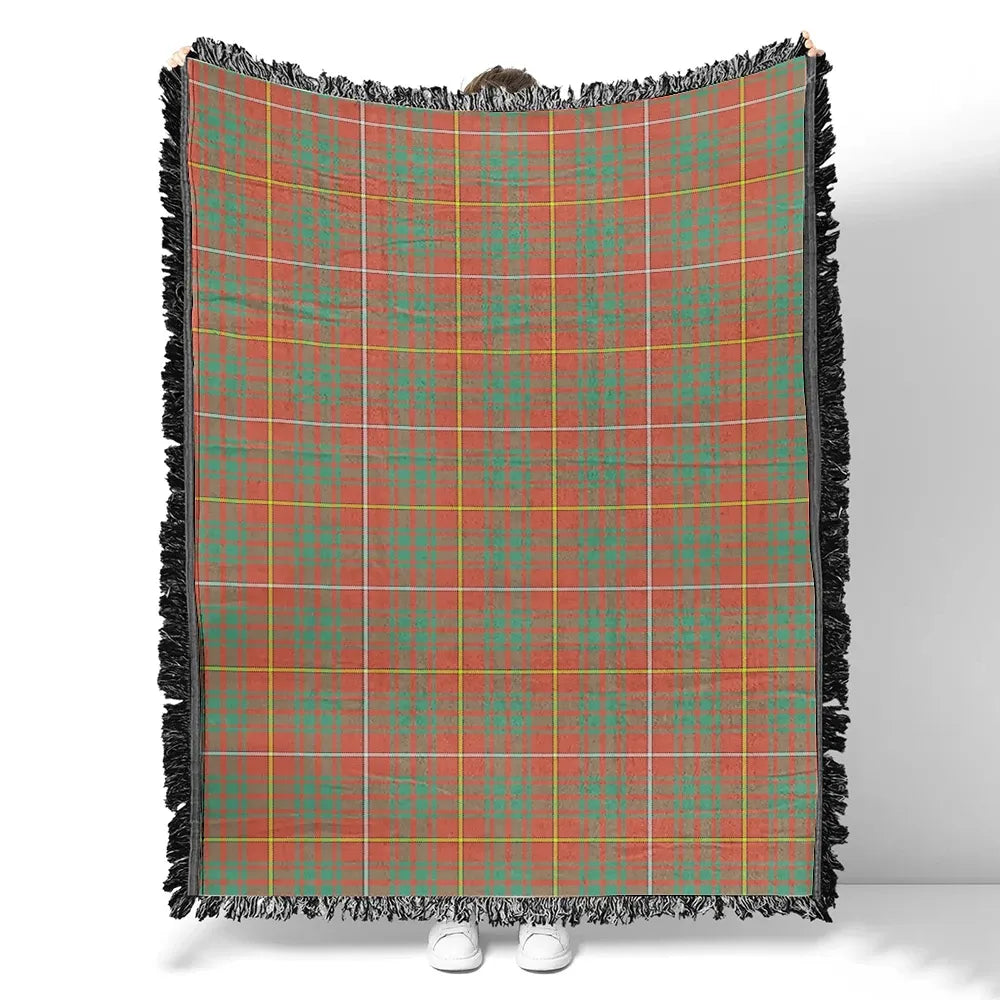 Bruce Ancient Tartan Gold Courage Symbol Blanket