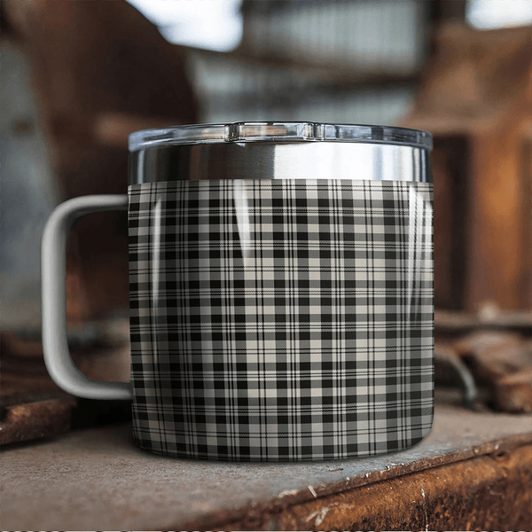 Scott Black & White Ancient Tartan Classic Camp Mug
