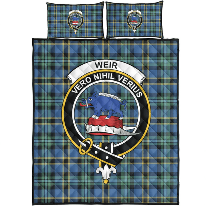 Guthrie Ancient Tartan Crest Quilt Bed Set