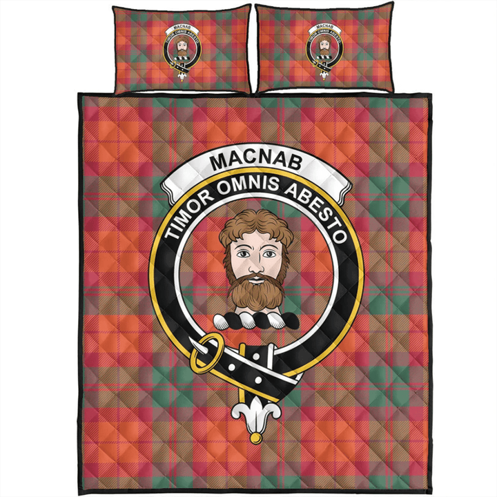 MacNab Ancient Tartan Classic Crest Quilt Bed Set