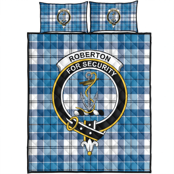Roberton Tartan Classic Crest Quilt Bed Set