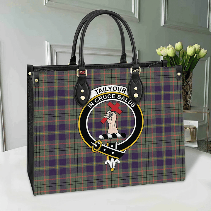 Tailyour Tartan Classic Crest Leather Bag