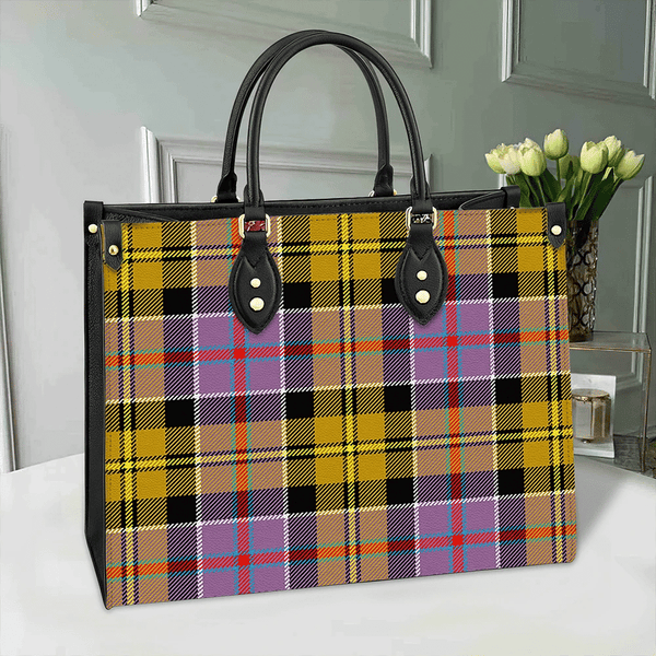 Culloden Ancient Tartan Classic Leather Bag