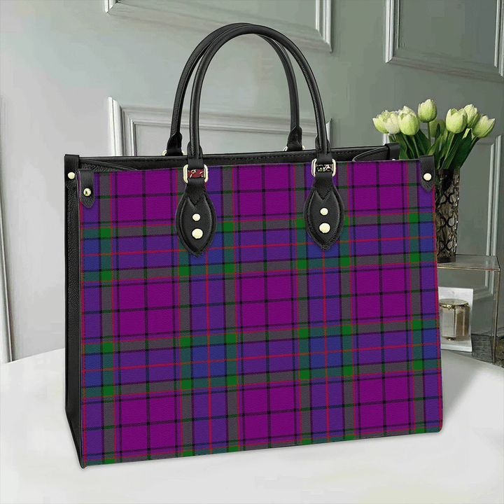 Wardlaw Modern Tartan Classic Leather Bag