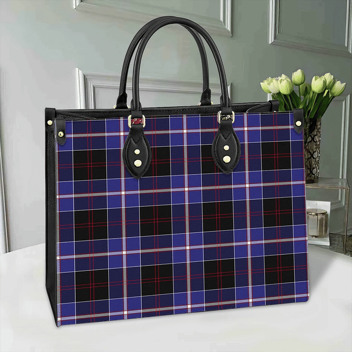 Dunlop Modern Tartan Classic Leather Bag