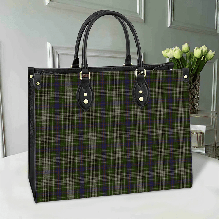 Davidson Tulloch Dress Tartan Classic Leather Bag