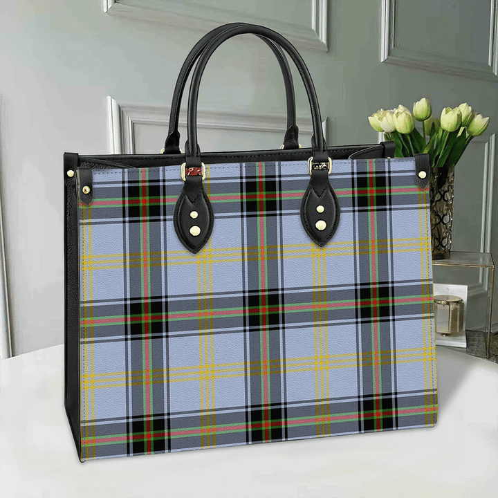 Bell of the Borders Tartan Classic Leather Bag