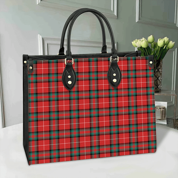 Stuart of Bute Tartan Classic Leather Bag