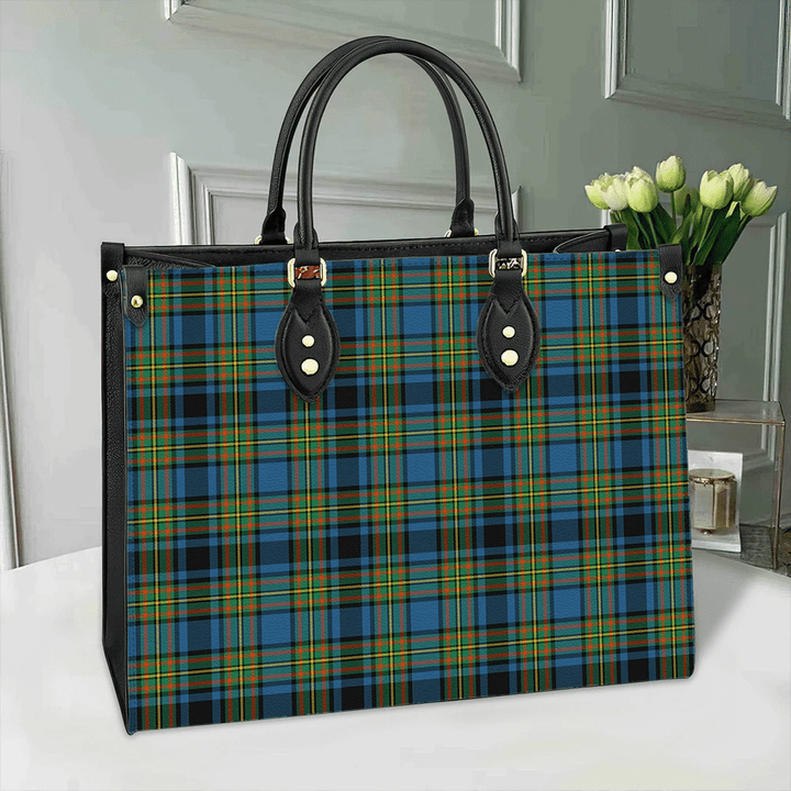 Gillies Ancient Tartan Classic Leather Bag