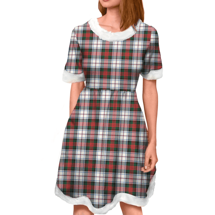 MacDuff Dress Modern Tartan Classic Christmas Dress