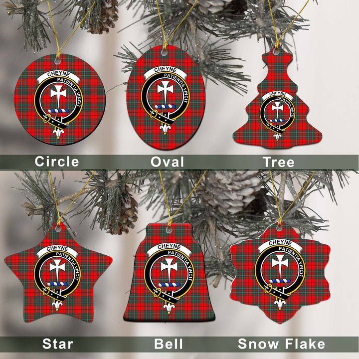 Cheyne Tartan Classic Ceramic Ornament Ver2