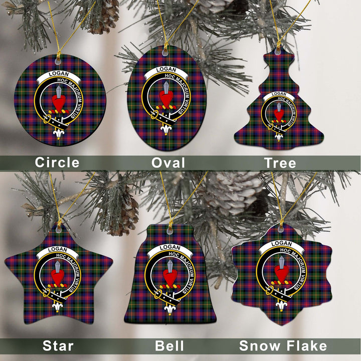 Logan Tartan Classic Ceramic Ornament Ver2