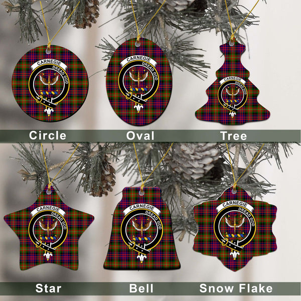 Carnegie Tartan Classic Ceramic Ornament Ver2