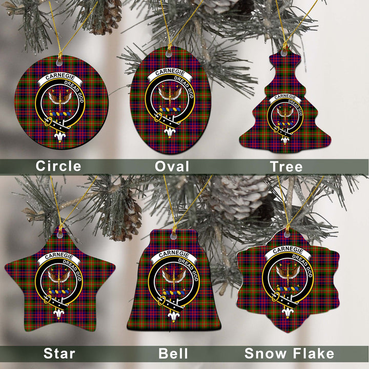 Carnegie Tartan Classic Ceramic Ornament Ver2