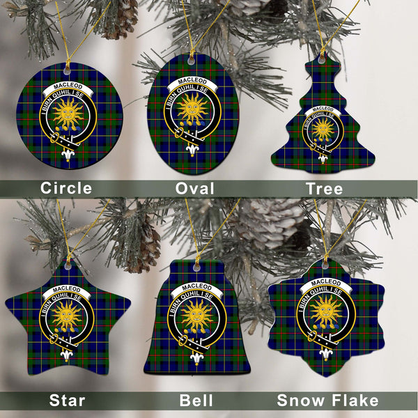 MacLeod Tartan Classic Ceramic Ornament Ver2