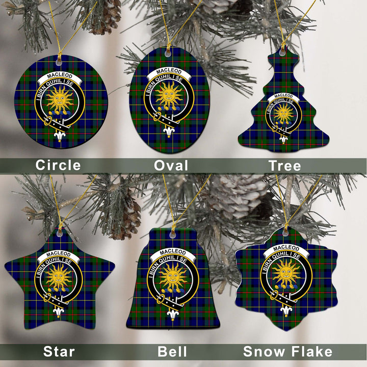 MacLeod Tartan Classic Ceramic Ornament Ver2