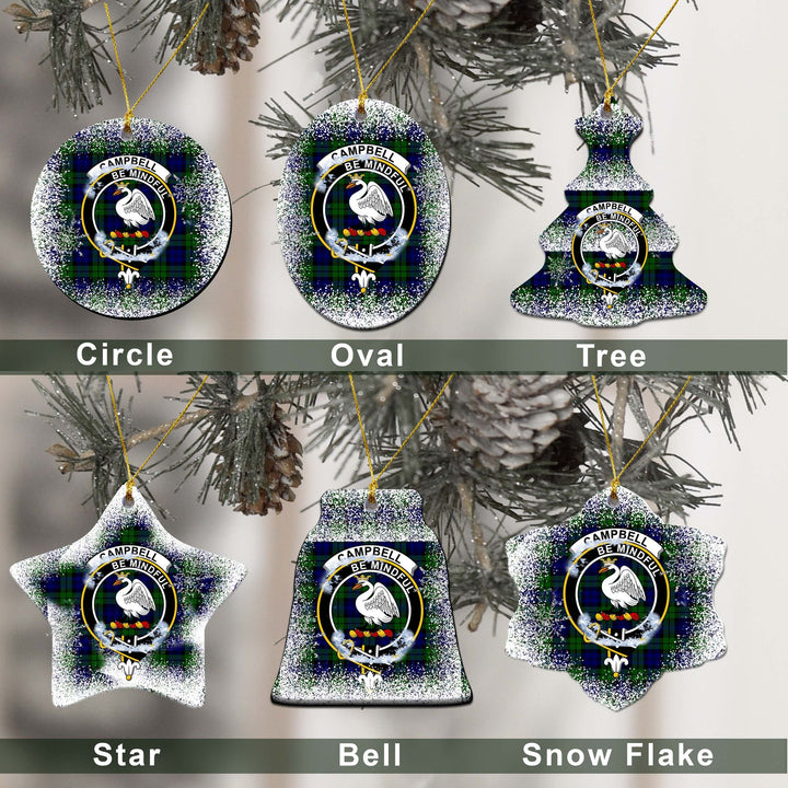 Campbell Tartan Classic Ceramic Ornament