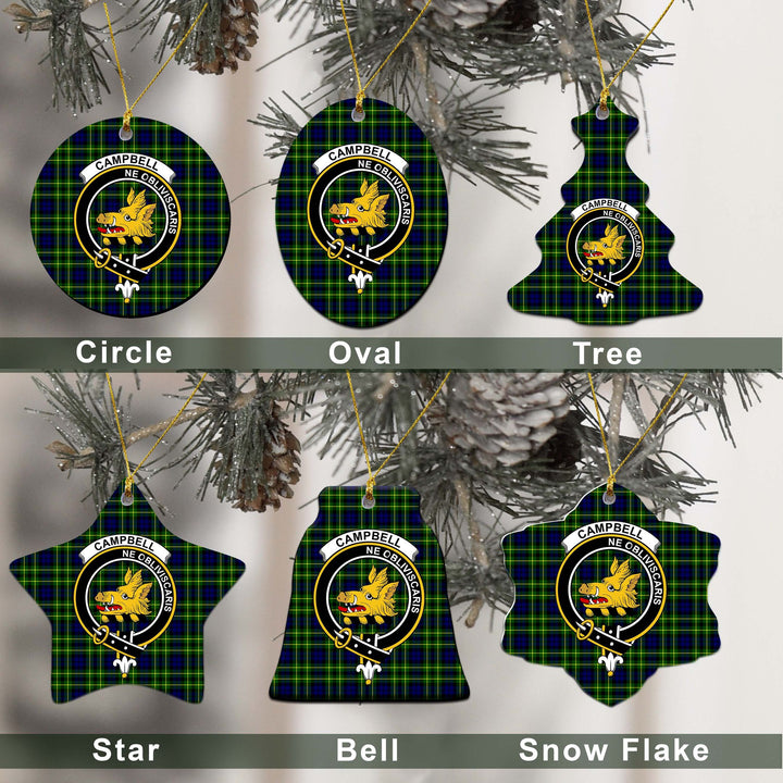 Campbell of Breadalbane Tartan Classic Ceramic Ornament Ver2