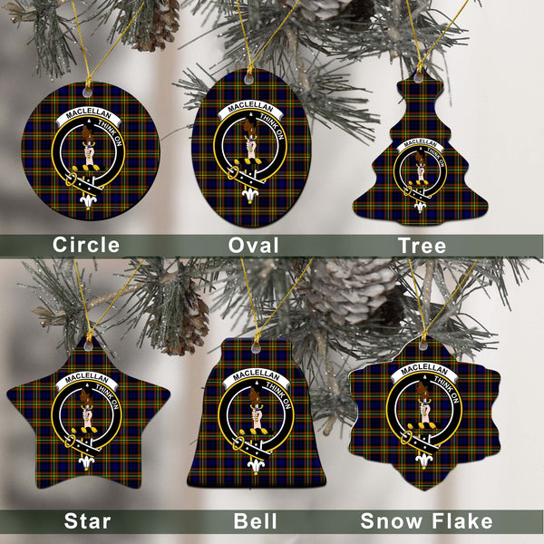 MacLellan Tartan Classic Ceramic Ornament Ver2