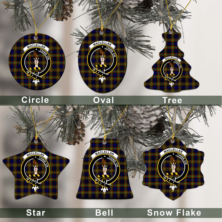 MacLellan Tartan Classic Ceramic Ornament Ver2