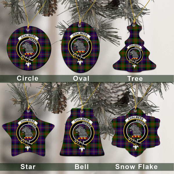 Chalmers Tartan Classic Ceramic Ornament Ver2
