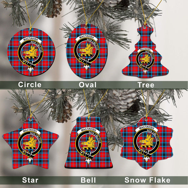 MacTavish Tartan Classic Ceramic Ornament Ver2