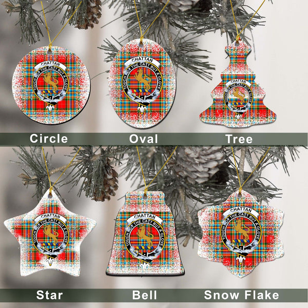 Chattan Tartan Classic Ceramic Ornament