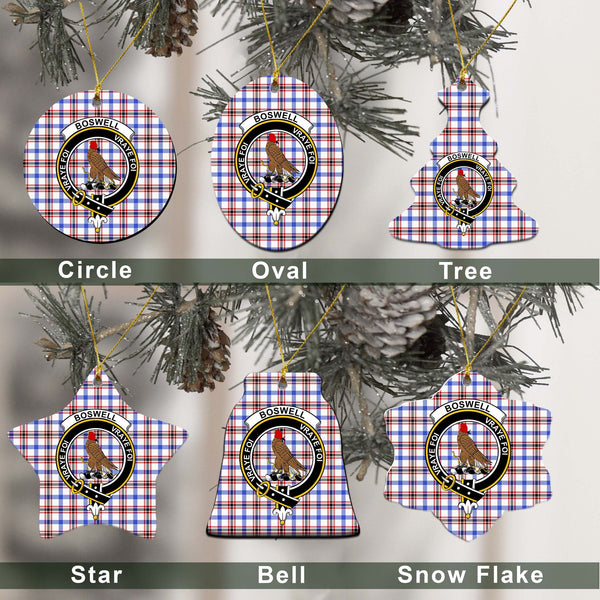 Boswell Tartan Classic Ceramic Ornament Ver2