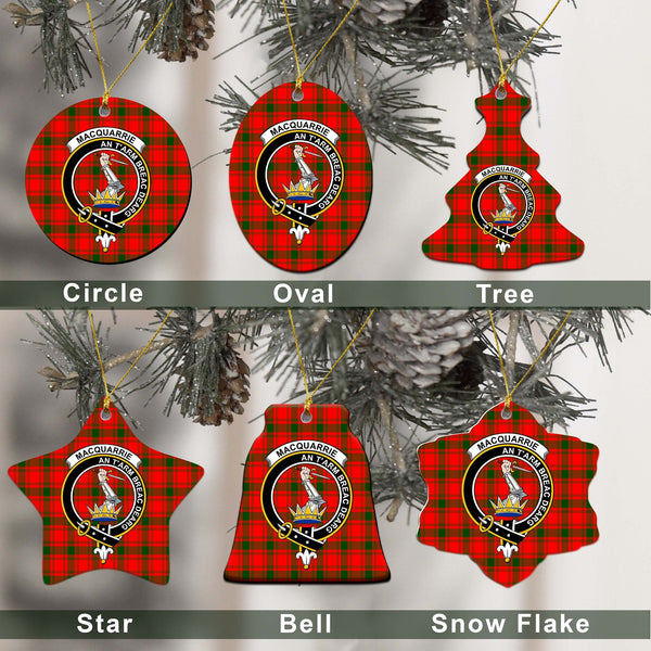 MacQuarrie Tartan Classic Ceramic Ornament Ver2